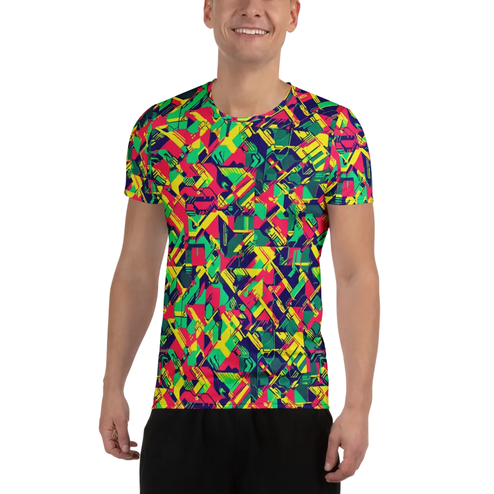 Hypercolor Relay on Men's Athletic T-Shirt — Front