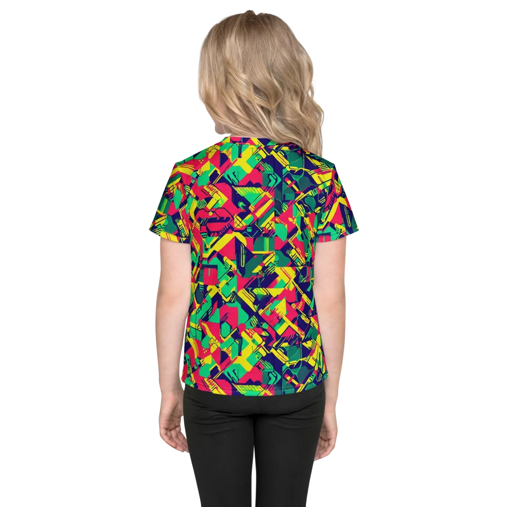 Hypercolor Relay on Kids Crew Neck T-Shirt — Back
