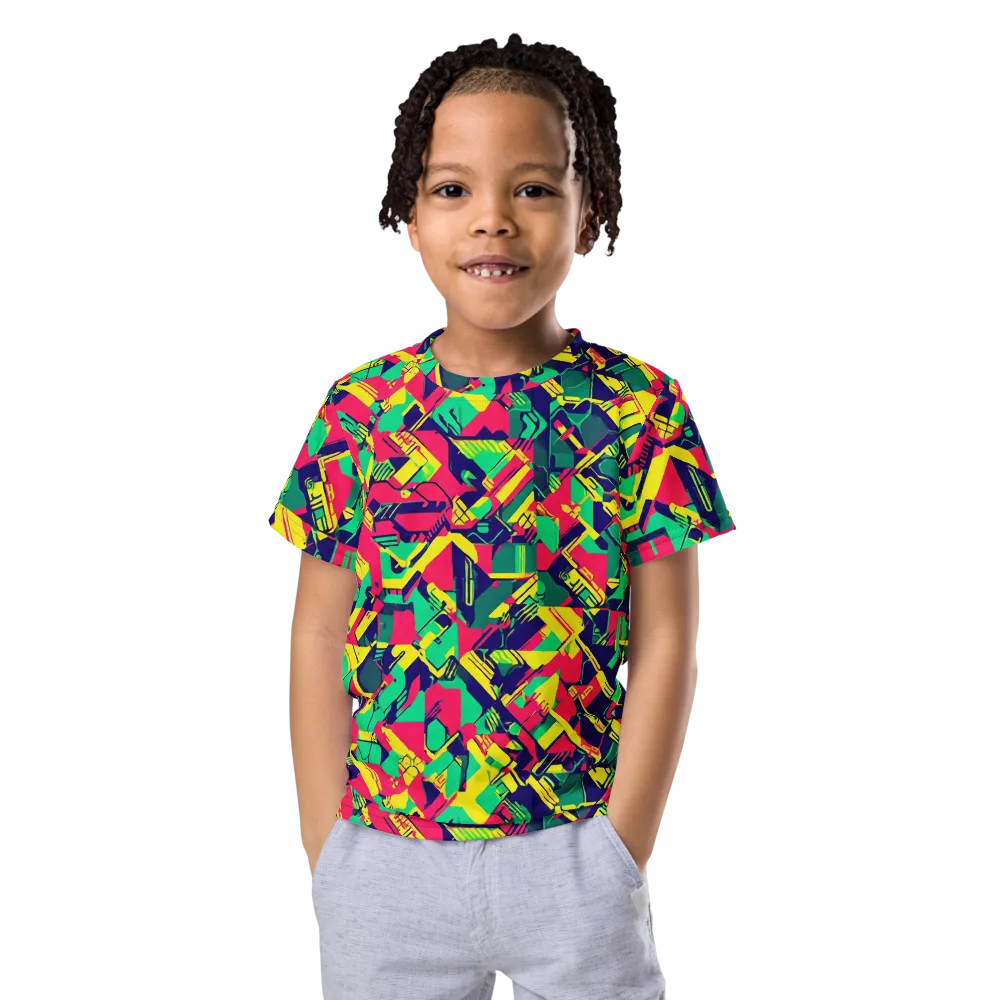 Hypercolor Relay on Kids Crew Neck T-Shirt — Front
