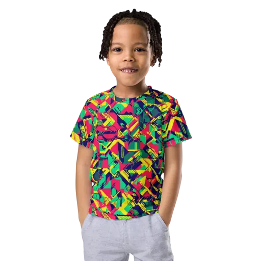 Hypercolor Relay on a Kids Crew Neck T-Shirt
