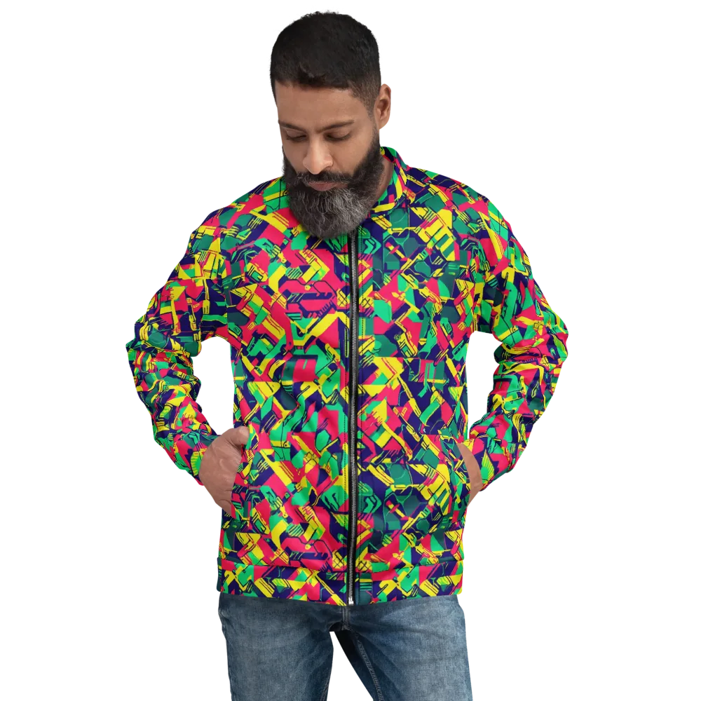 Hypercolor Relay on Bomber Jacket — Front