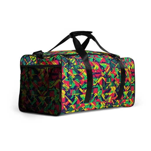 Hypercolor Relay on a Duffle Bag