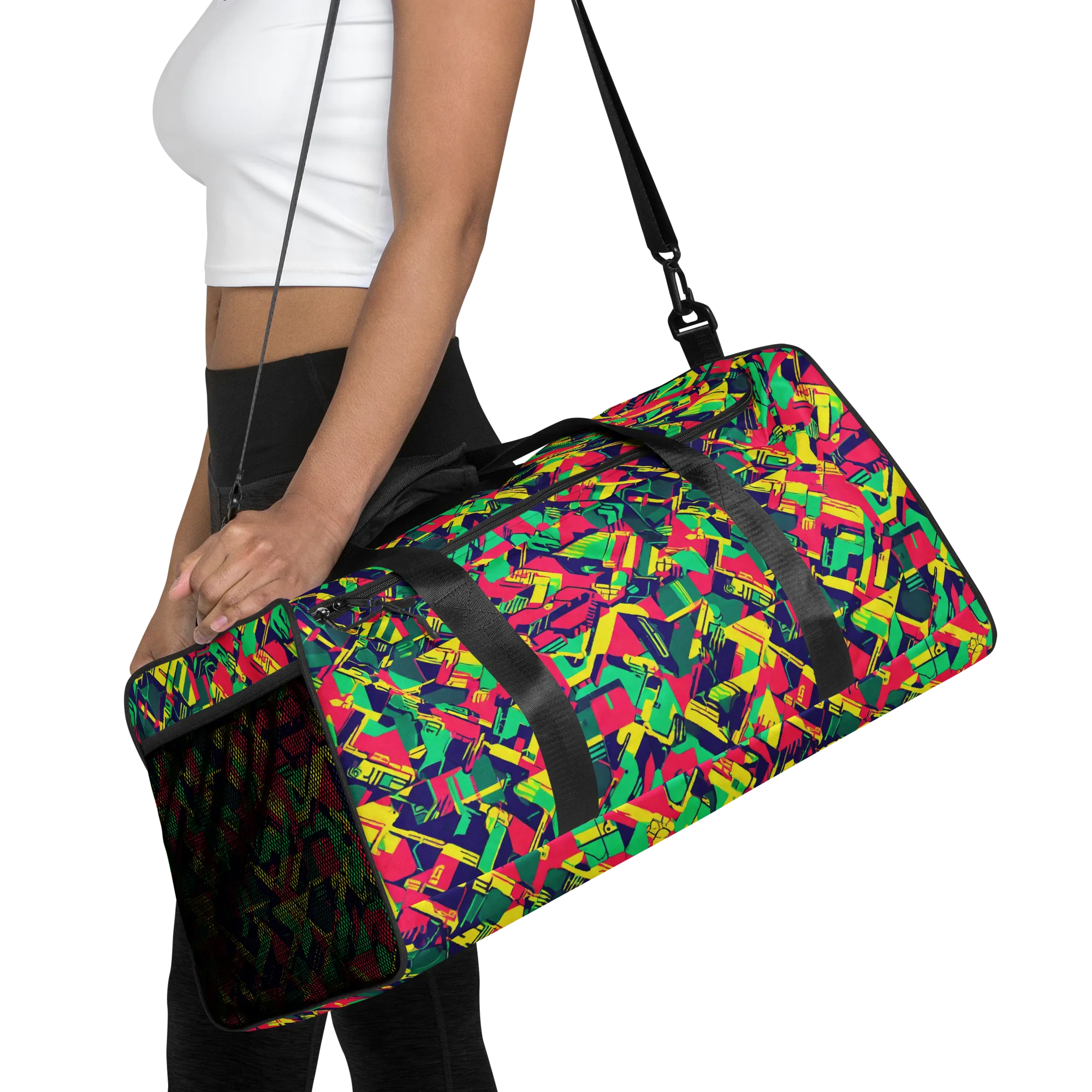 Hypercolor Relay on Duffle Bag — Front