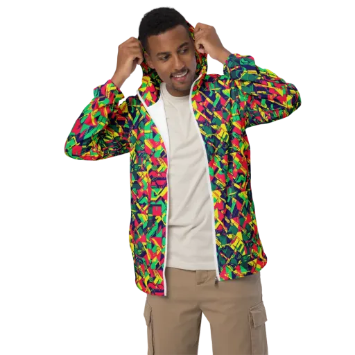 Hypercolor Relay on a Men's Windbreaker