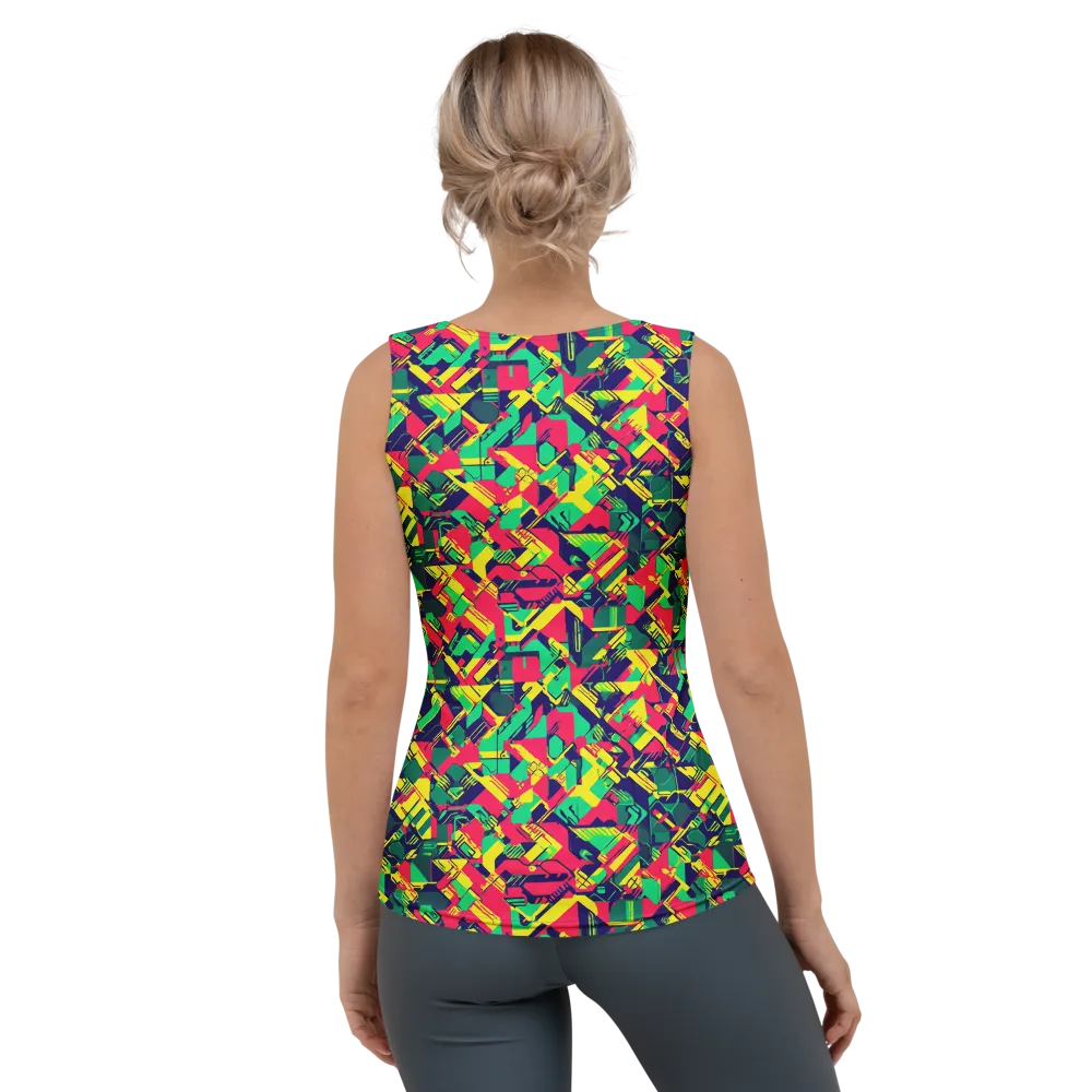 Hypercolor Relay on Women's Tank Top — Back