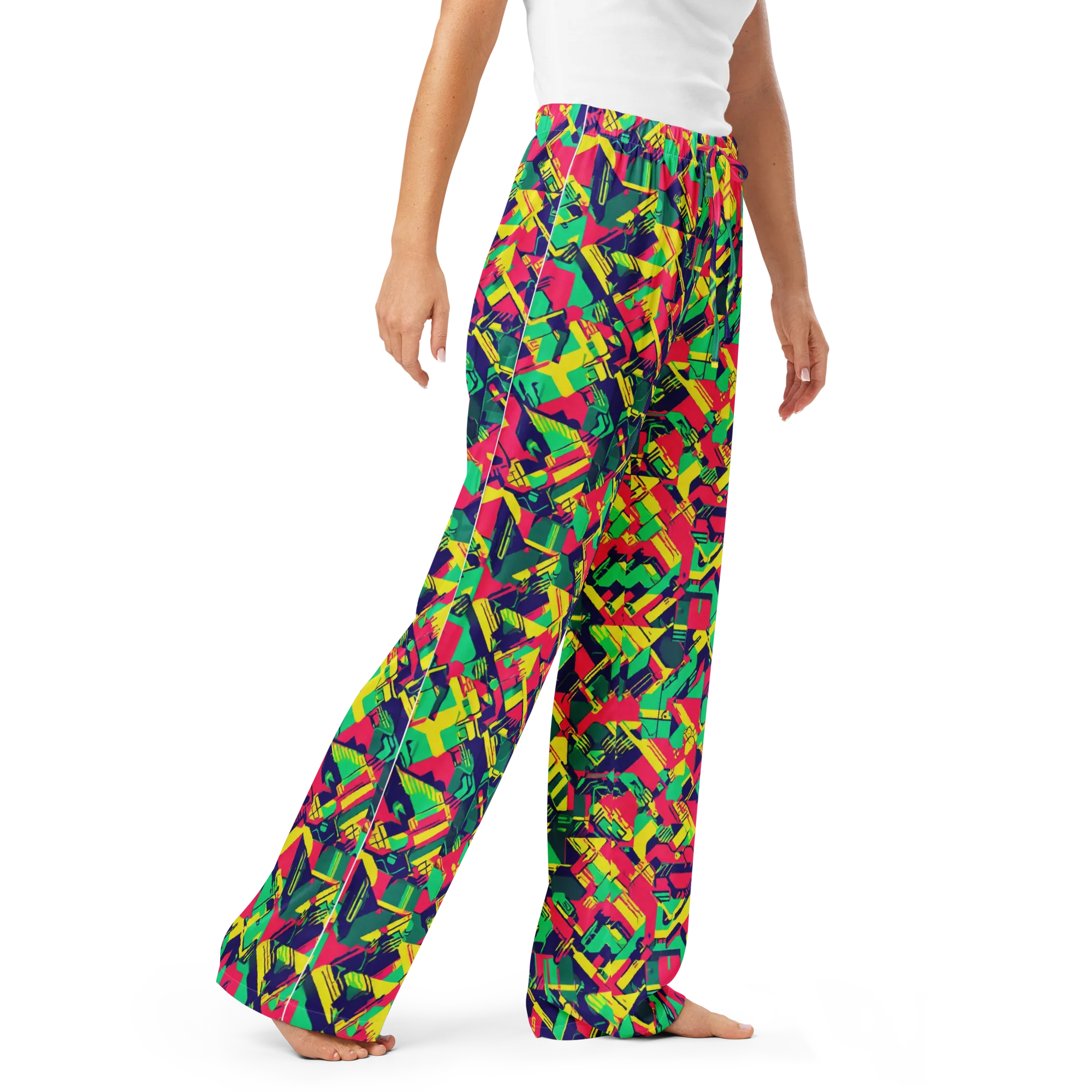 Hypercolor Relay on Women's Pajama Pants — Right Front