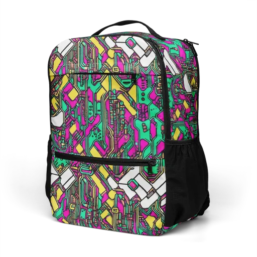Synthwave Wiring on a Utility Backpack