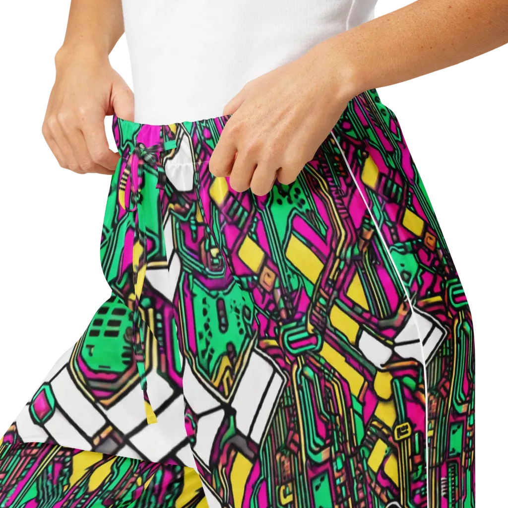 Synthwave Wiring on Women's Pajama Pants — Product details