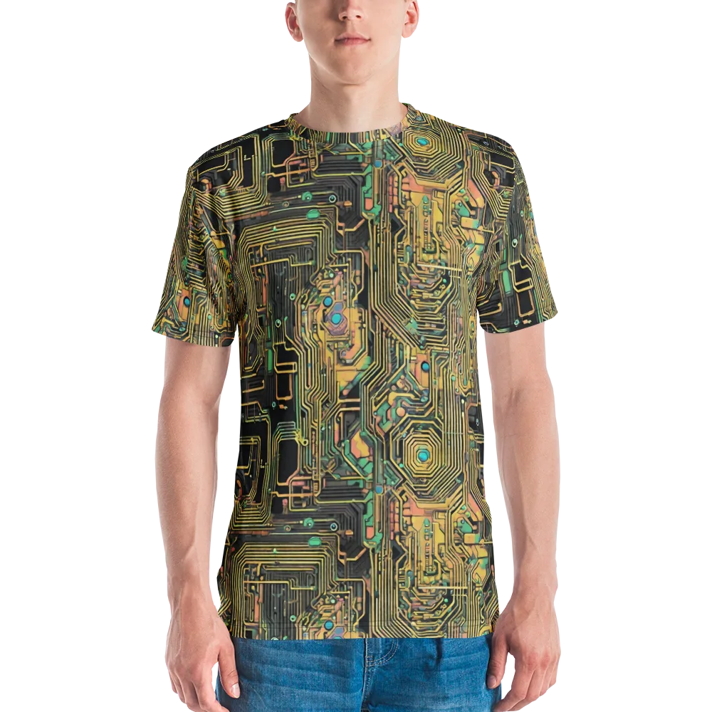 Copper Synapse on Men's Crew Neck T-Shirt — Front