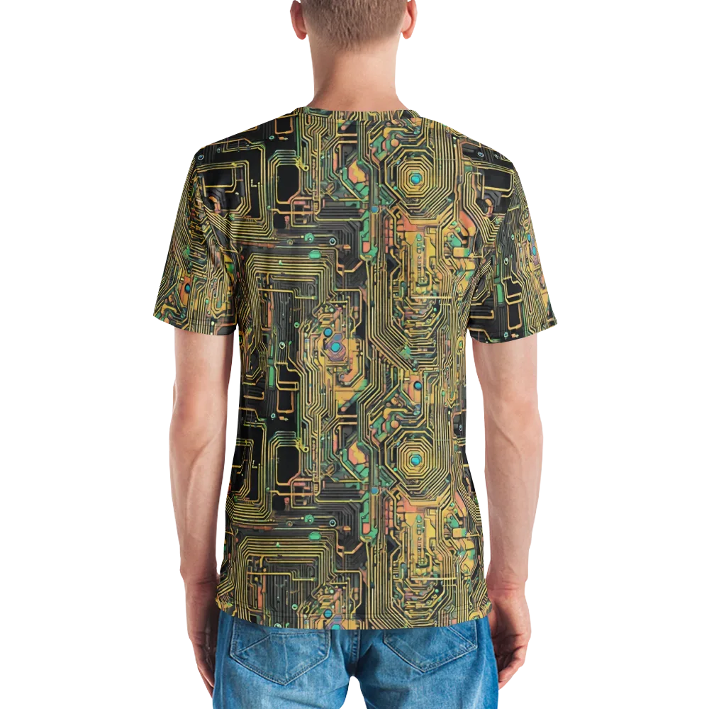 Copper Synapse on Men's Crew Neck T-Shirt — Back