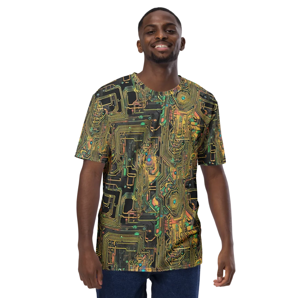 Copper Synapse on Men's Crew Neck T-Shirt — Front