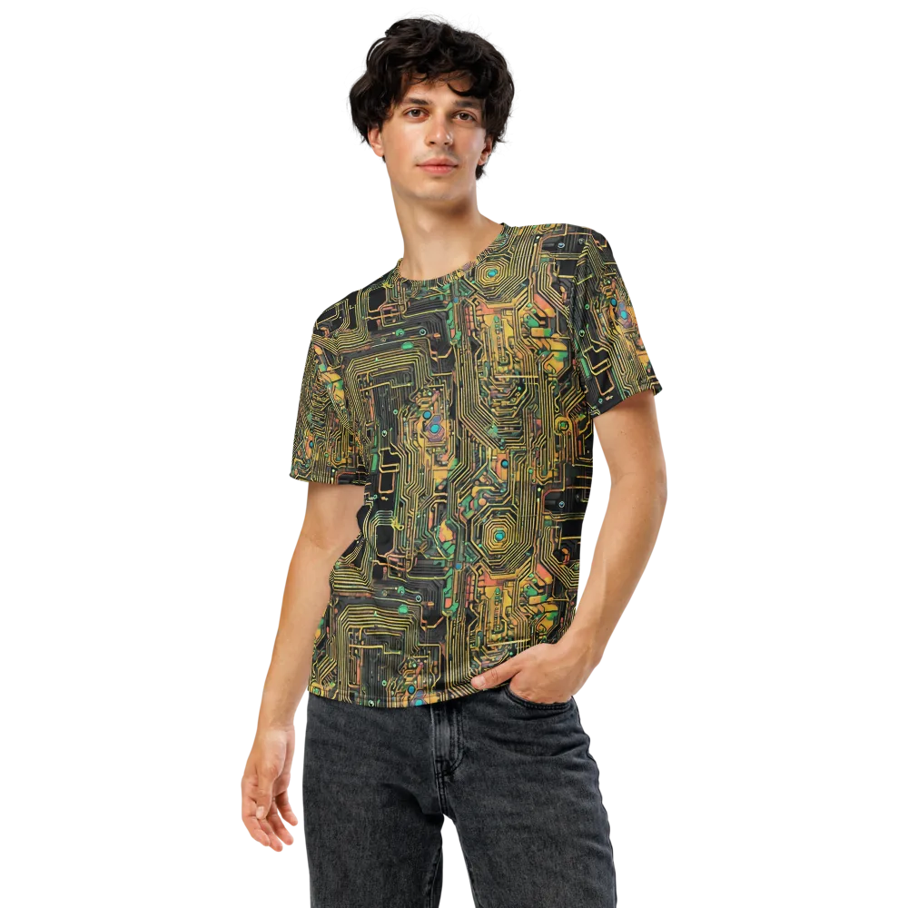 Copper Synapse on Men's Crew Neck T-Shirt — Front