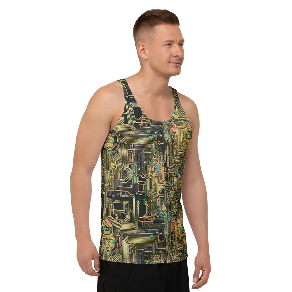 Copper Synapse on Men's Tank Top — Right Front