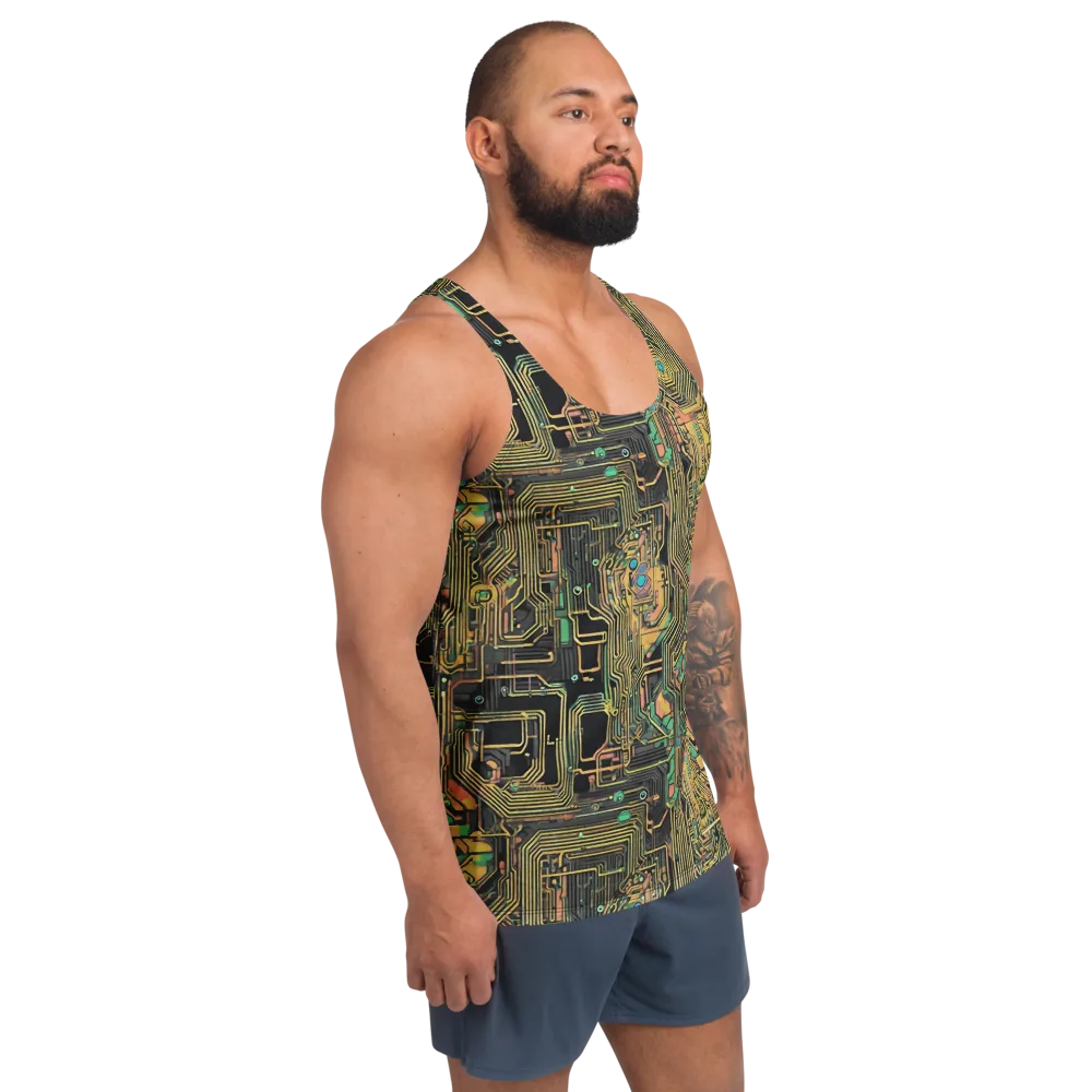 Copper Synapse on Men's Tank Top — Right Front