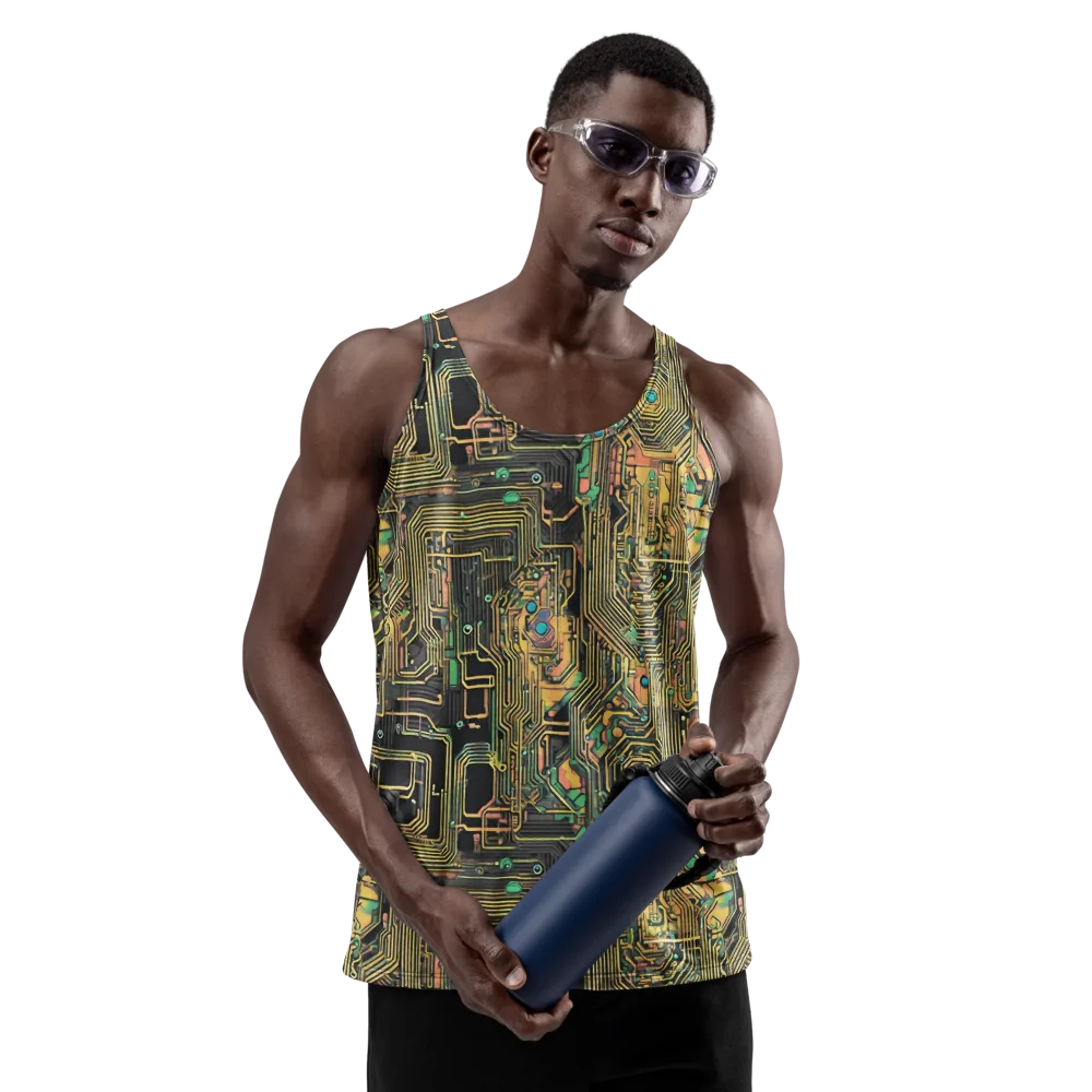 Copper Synapse on Men's Tank Top — Front