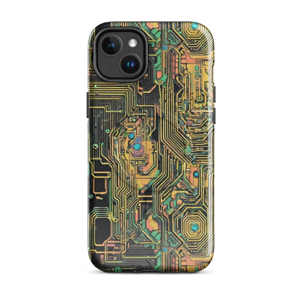 Copper Synapse on MagSafe Tough Case for iPhone® — Front