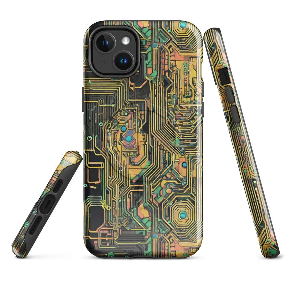 Copper Synapse on MagSafe Tough Case for iPhone® — Front