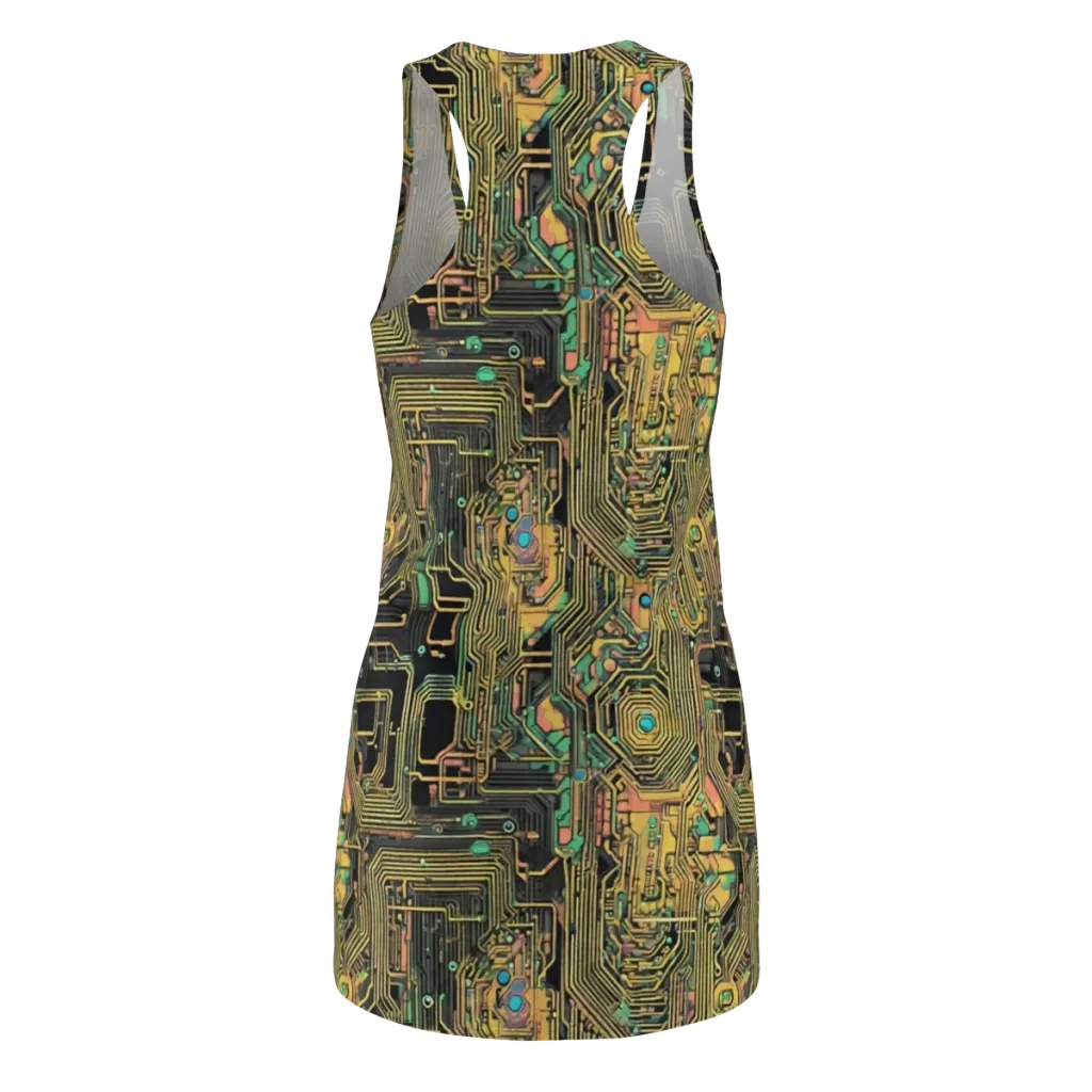 Copper Synapse on Racerback Dress — Back