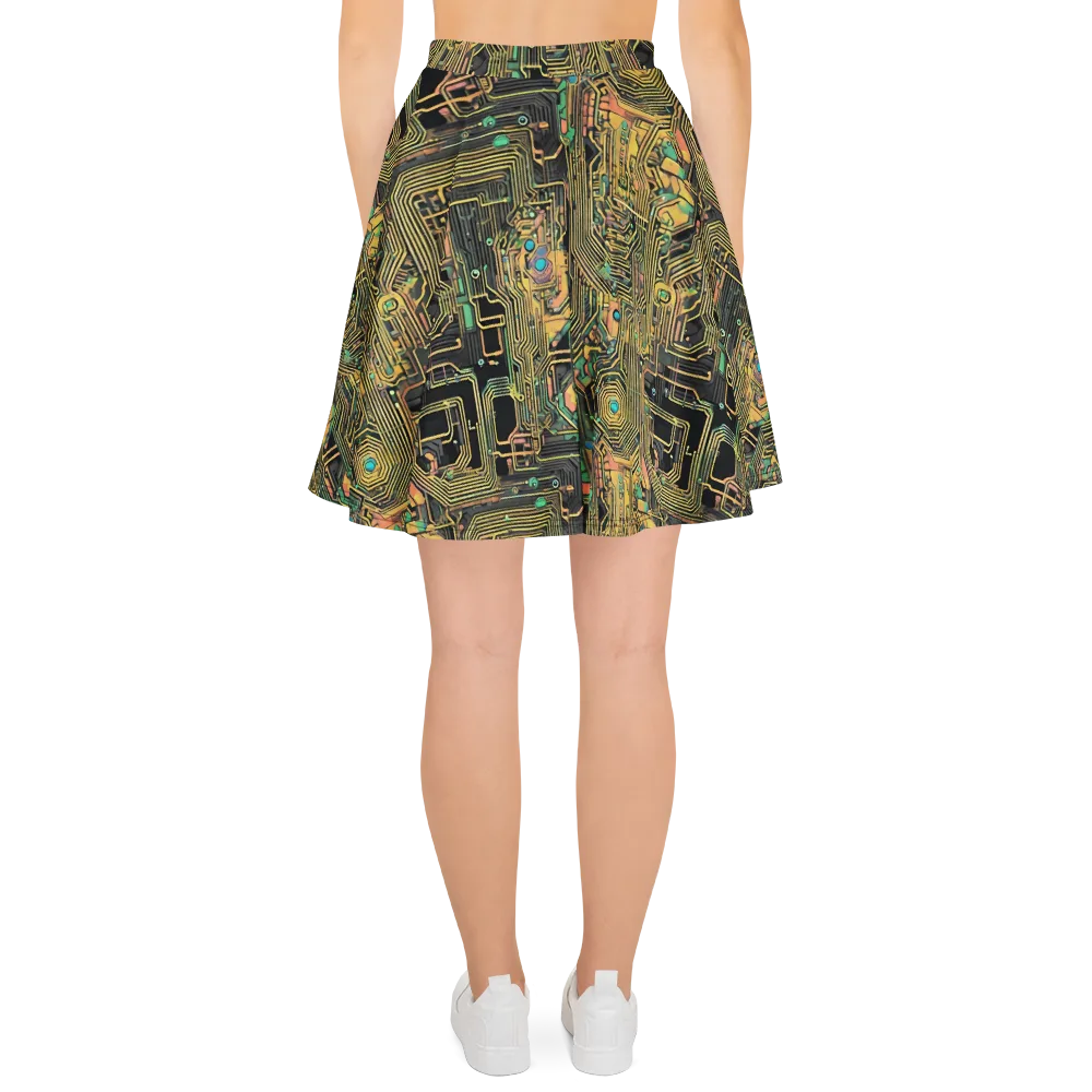 Copper Synapse on Skater Skirt — Back