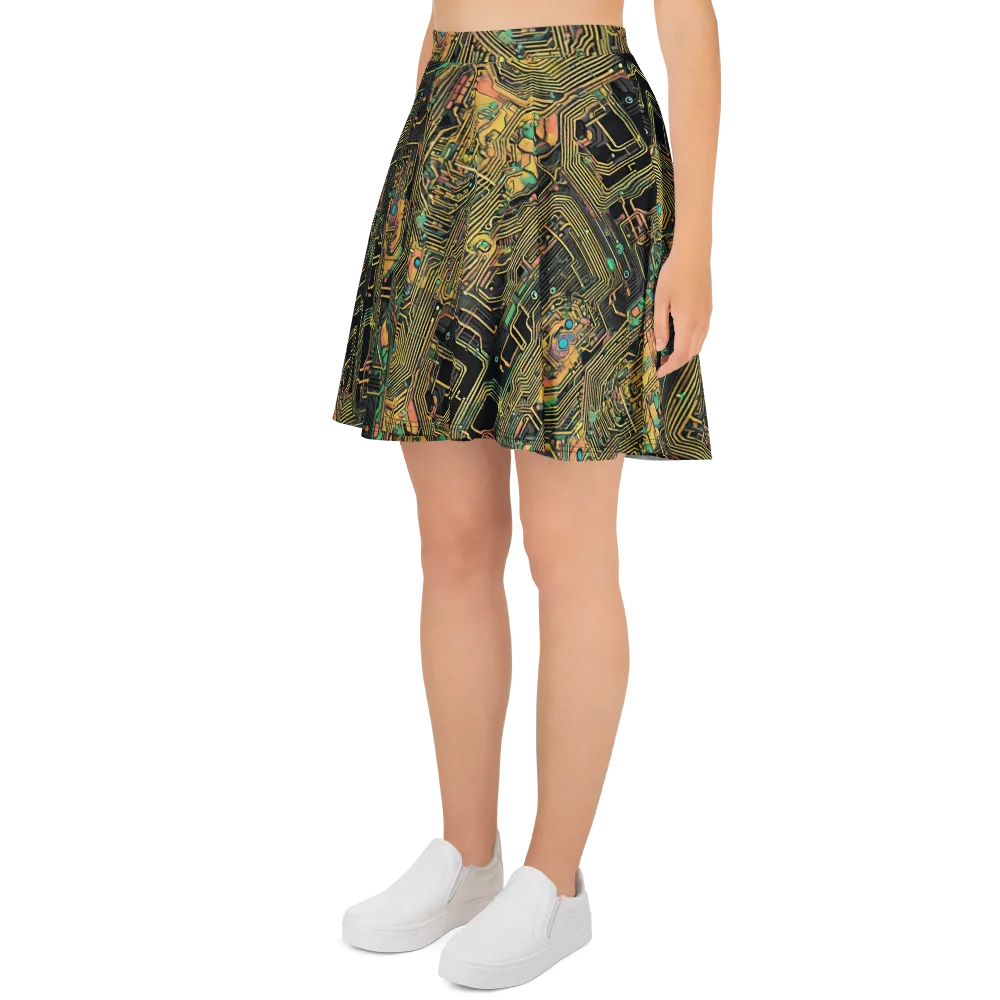 Copper Synapse on Skater Skirt — Left