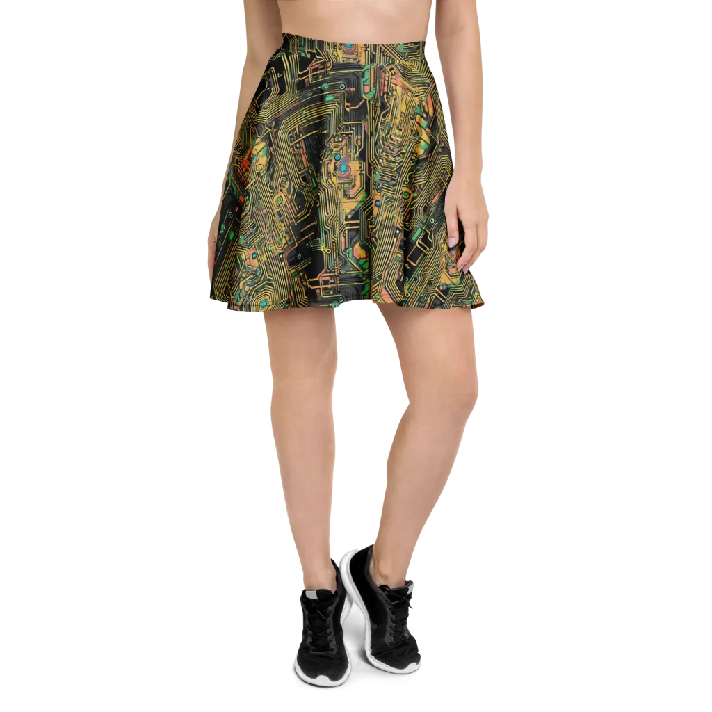 Copper Synapse on Skater Skirt — Front