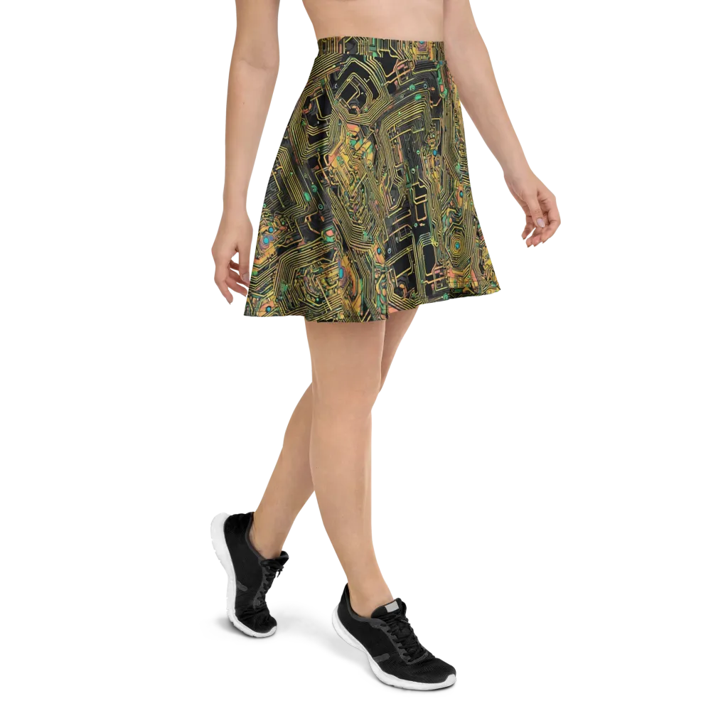 Copper Synapse on Skater Skirt — Right