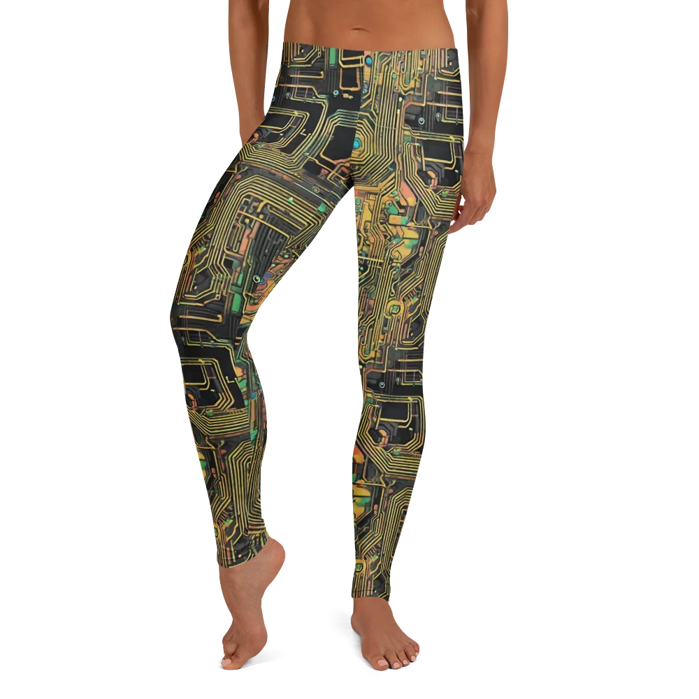 Copper Synapse on Leggings — Front