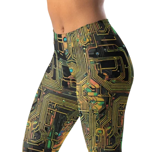 Copper Synapse on a Leggings
