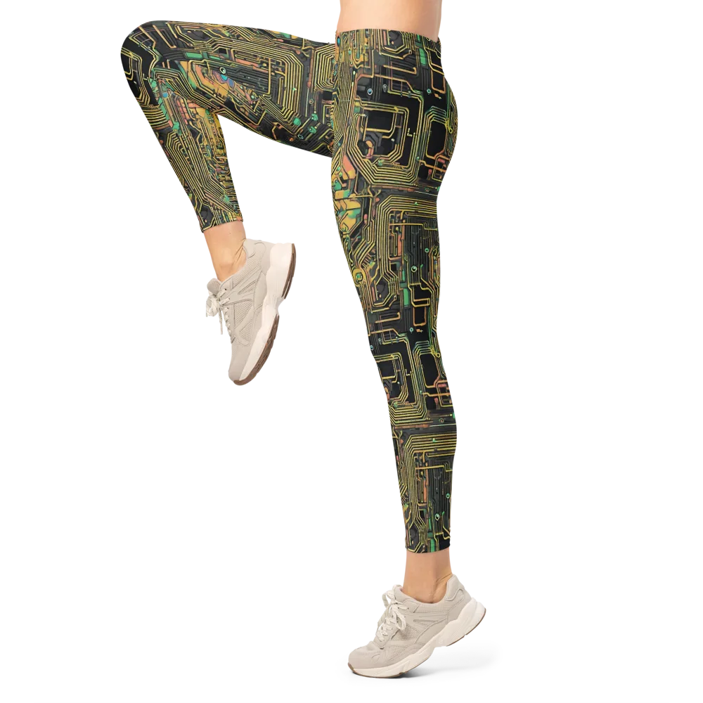 Copper Synapse on Leggings — Left