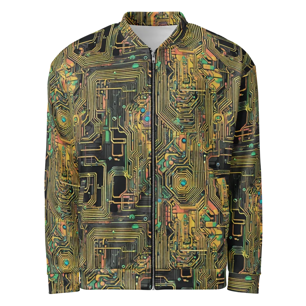Copper Synapse on Bomber Jacket — Front