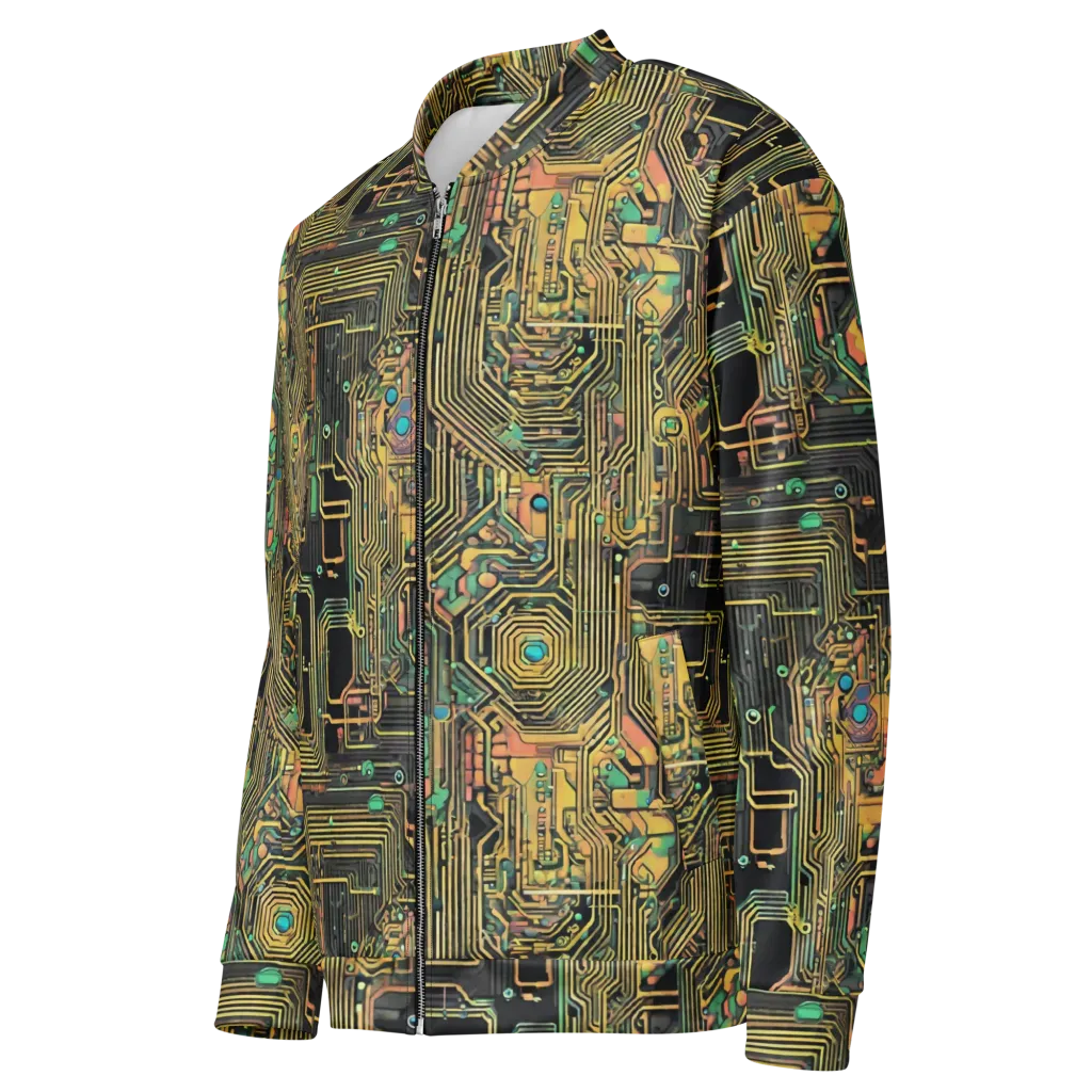 Copper Synapse on Bomber Jacket — Left Front