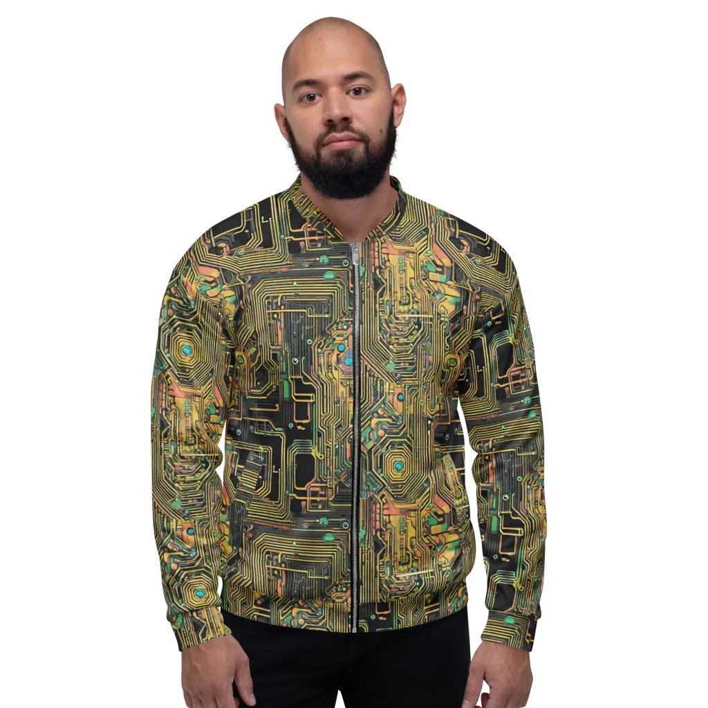 Copper Synapse on Bomber Jacket — Front