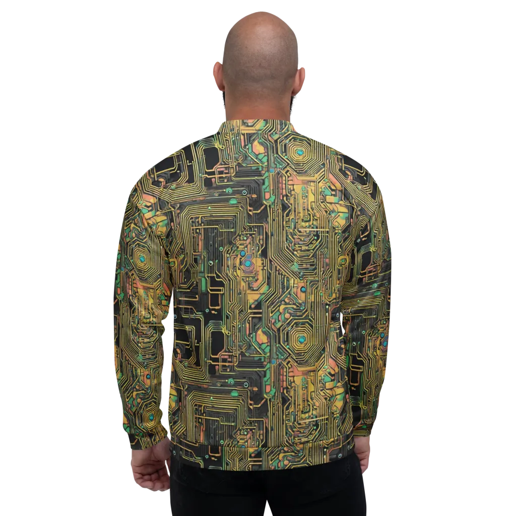 Copper Synapse on Bomber Jacket — Back
