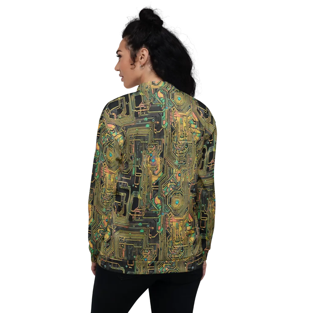 Copper Synapse on Bomber Jacket — Back