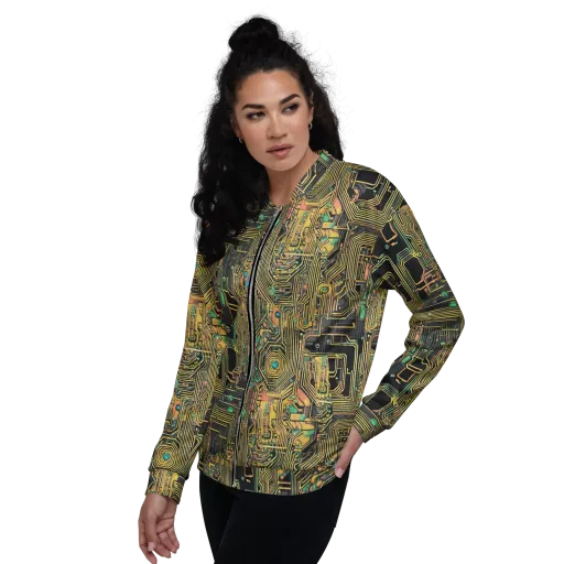 Copper Synapse on a Bomber Jacket