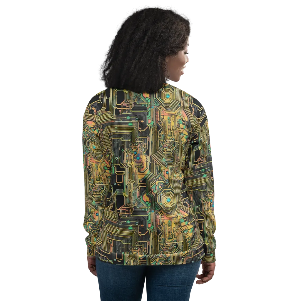 Copper Synapse on Bomber Jacket — Back