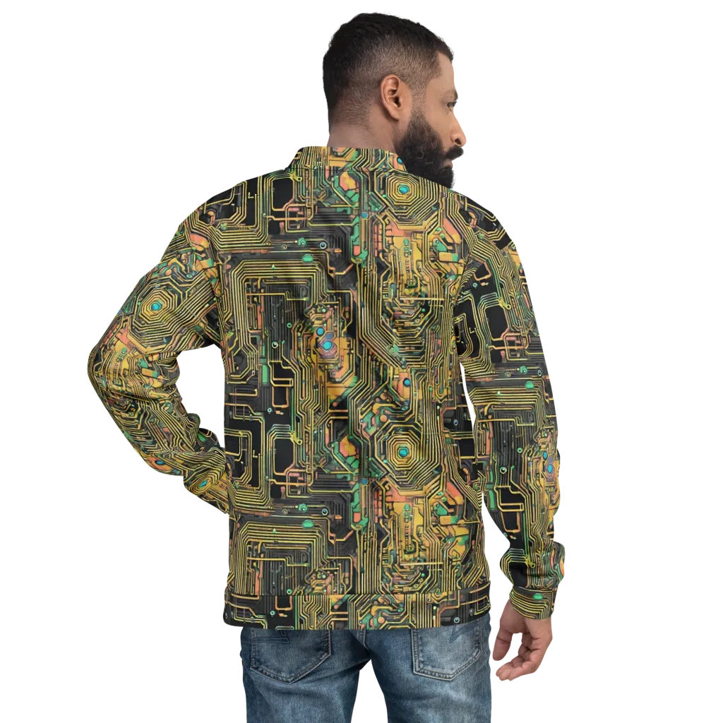 Copper Synapse on Bomber Jacket — Back