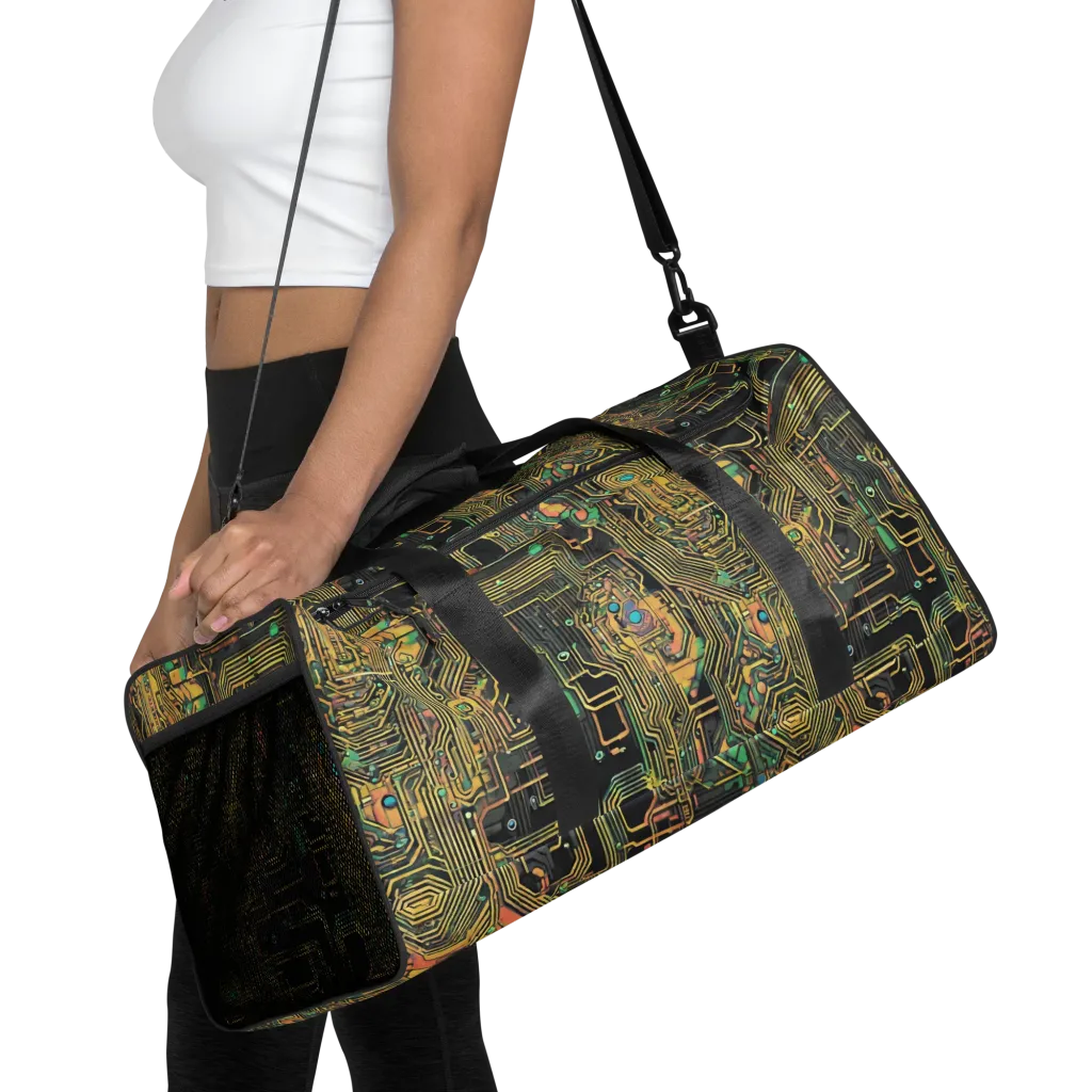 Copper Synapse on Duffle Bag — Front