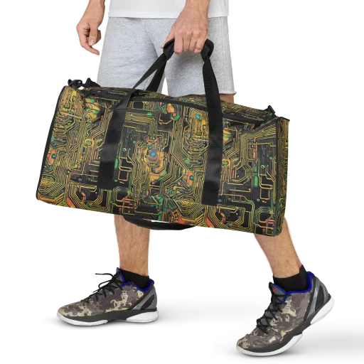 Copper Synapse on a Duffle Bag