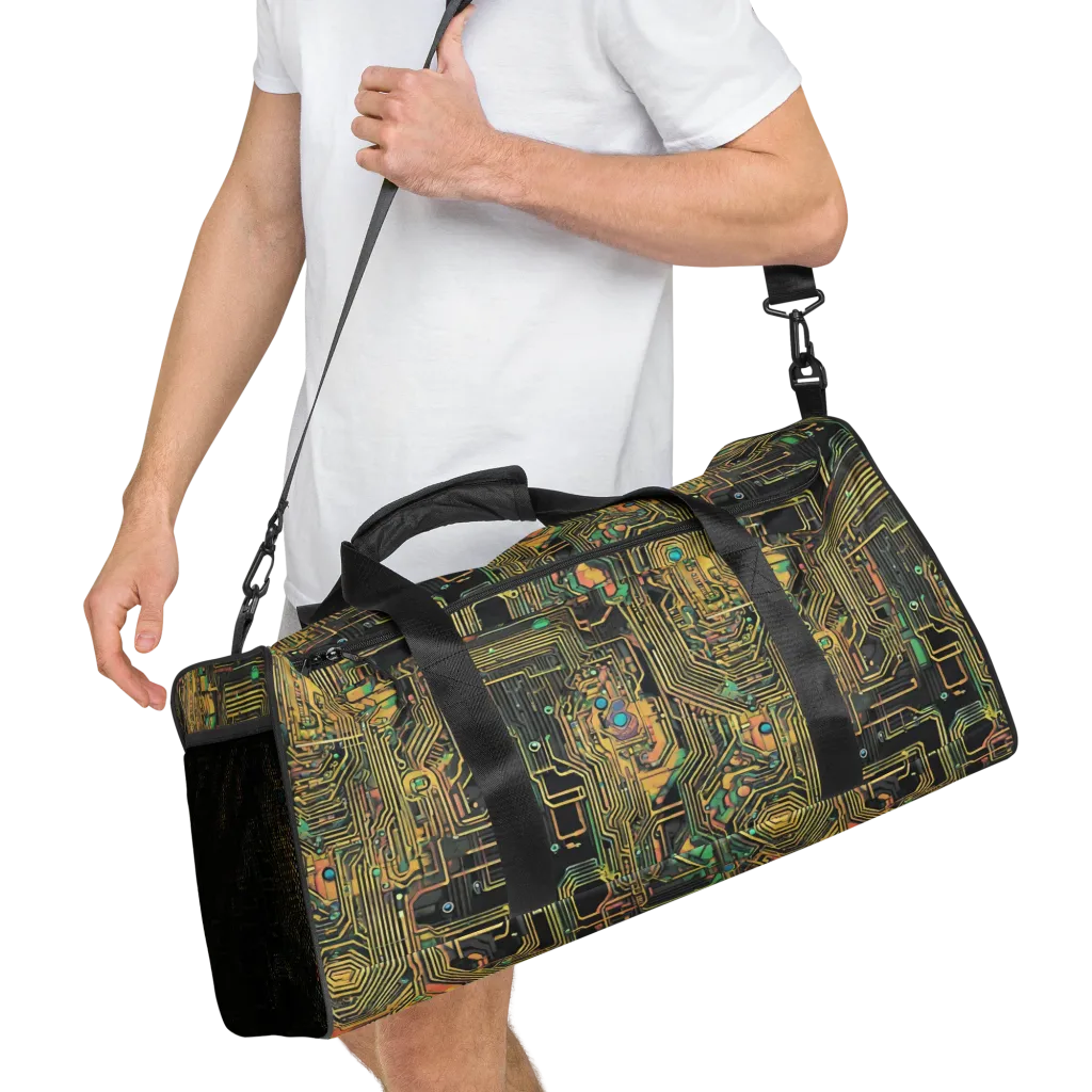 Copper Synapse on Duffle Bag — Right Front