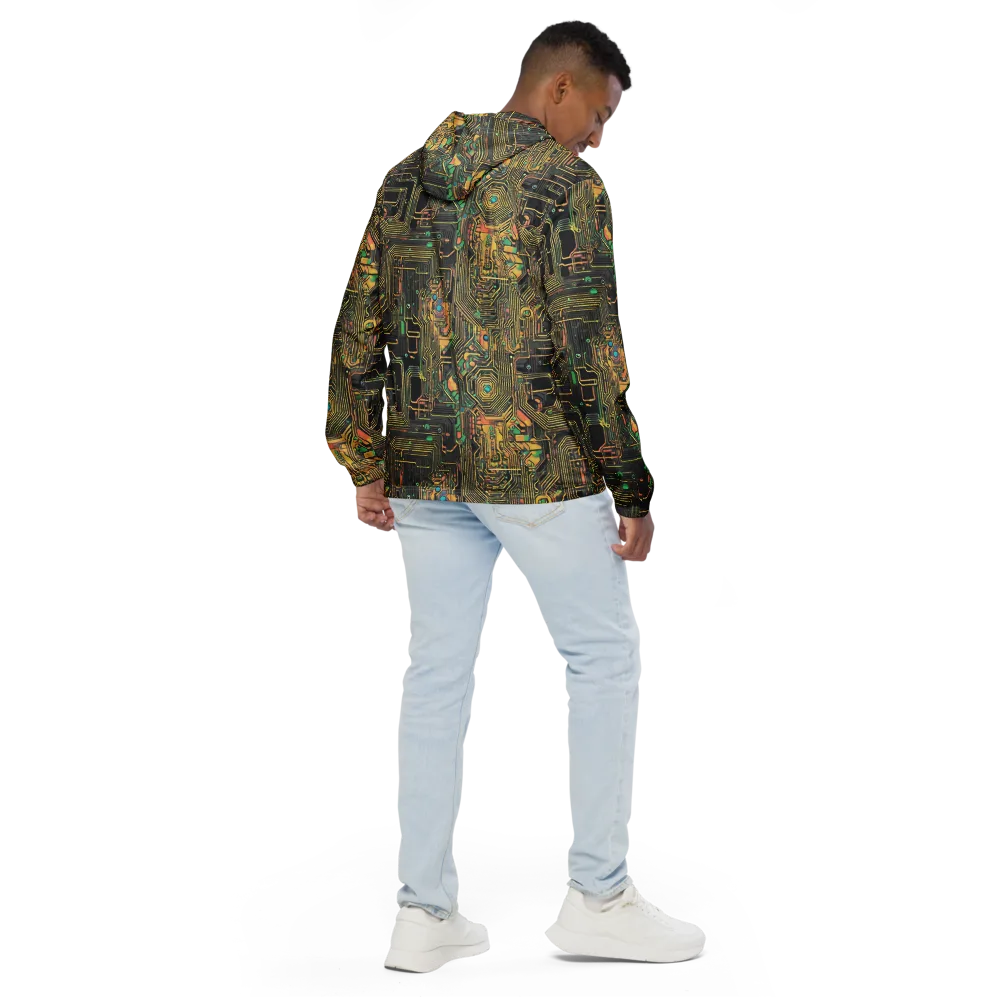 Copper Synapse on Men's Windbreaker — Back