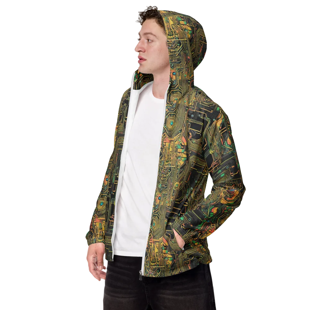 Copper Synapse on Men's Windbreaker — Left Front