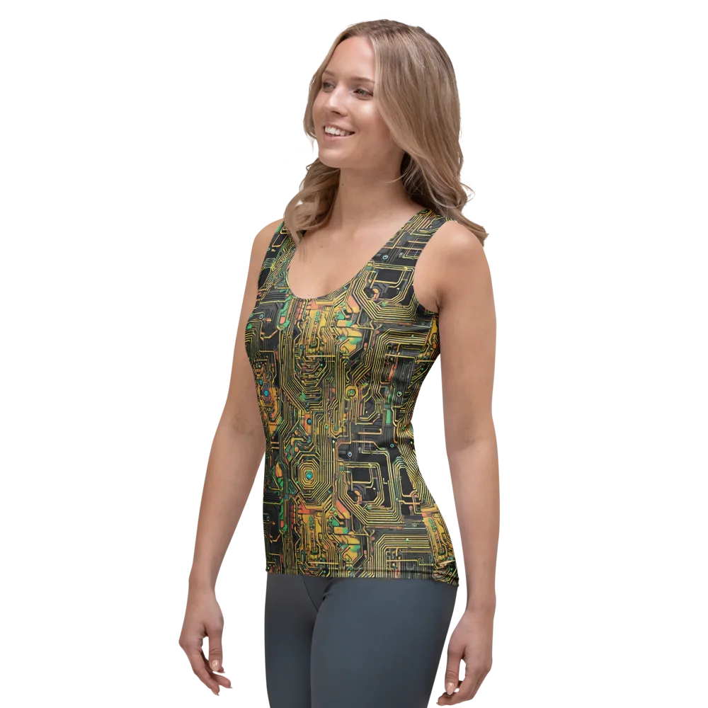 Copper Synapse on Women's Tank Top — Left Front