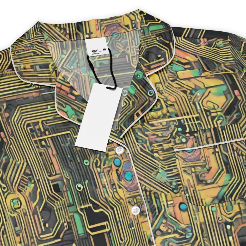Copper Synapse on Women's Short Sleeve Pajama Top — Product details