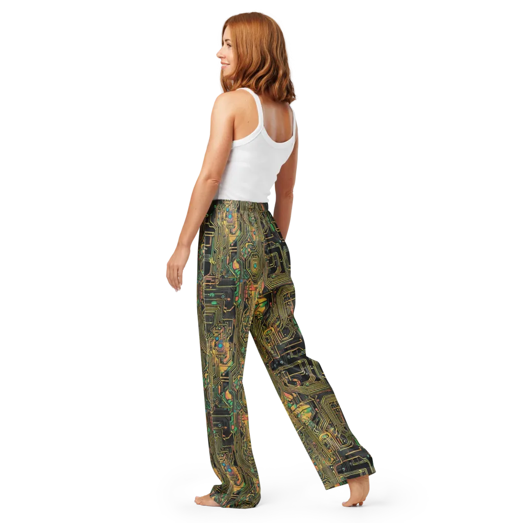 Copper Synapse on Women's Pajama Pants — Back