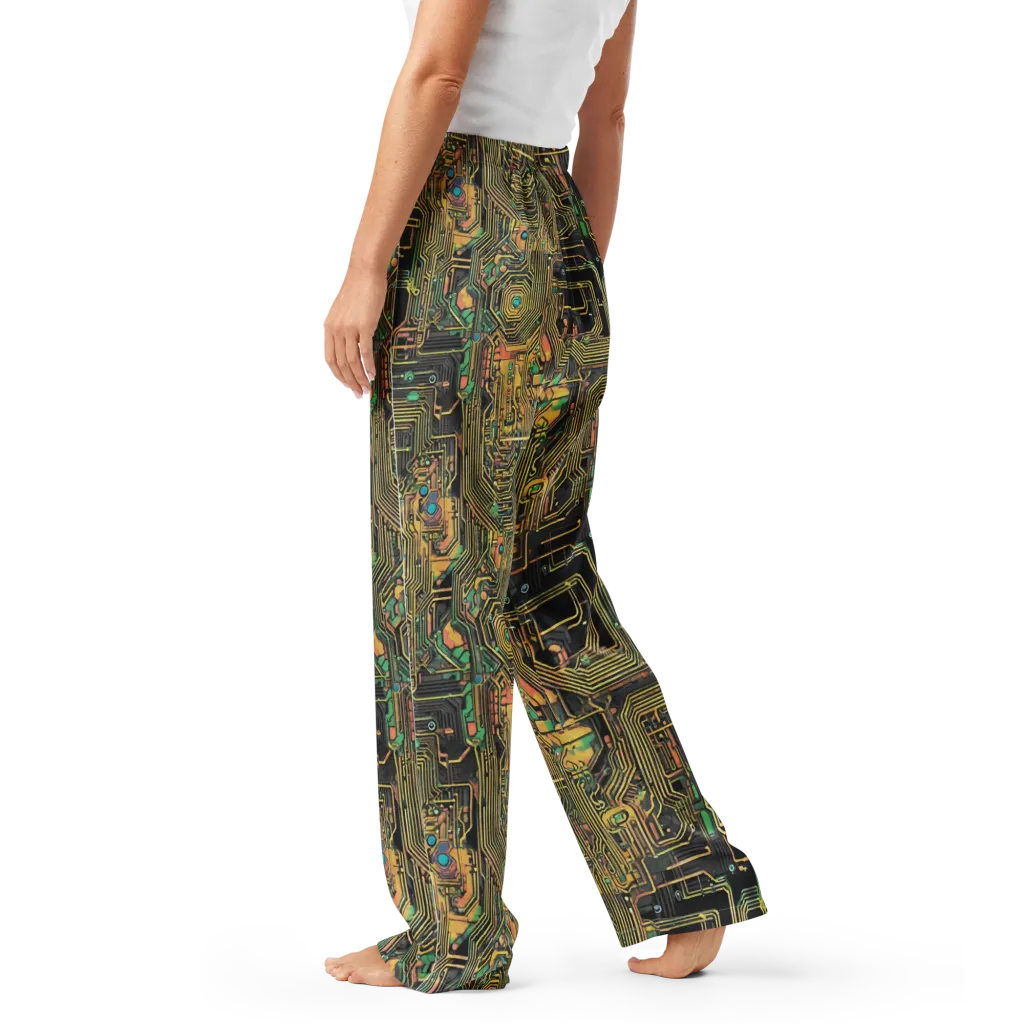 Copper Synapse on Women's Pajama Pants — Left