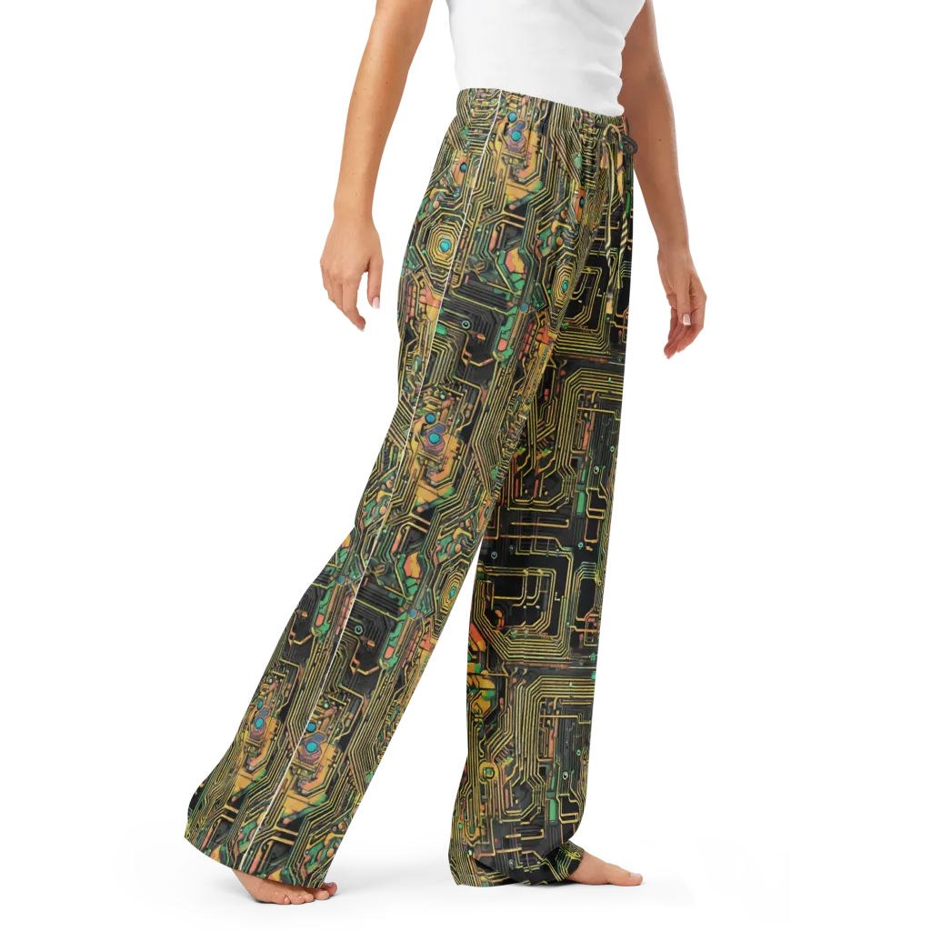 Copper Synapse on Women's Pajama Pants — Right Front
