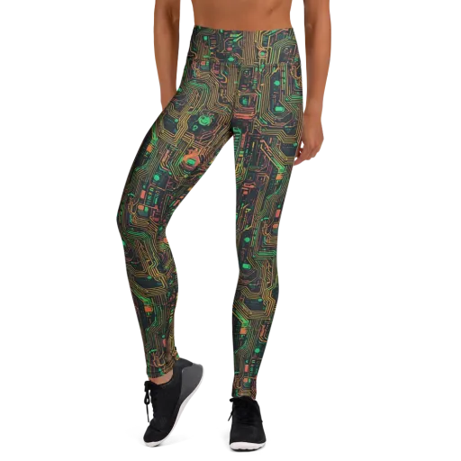 Copper Logic on a Yoga Leggings