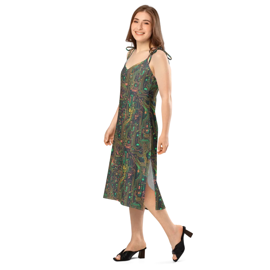 Copper Logic on Slip Dress — Left Front