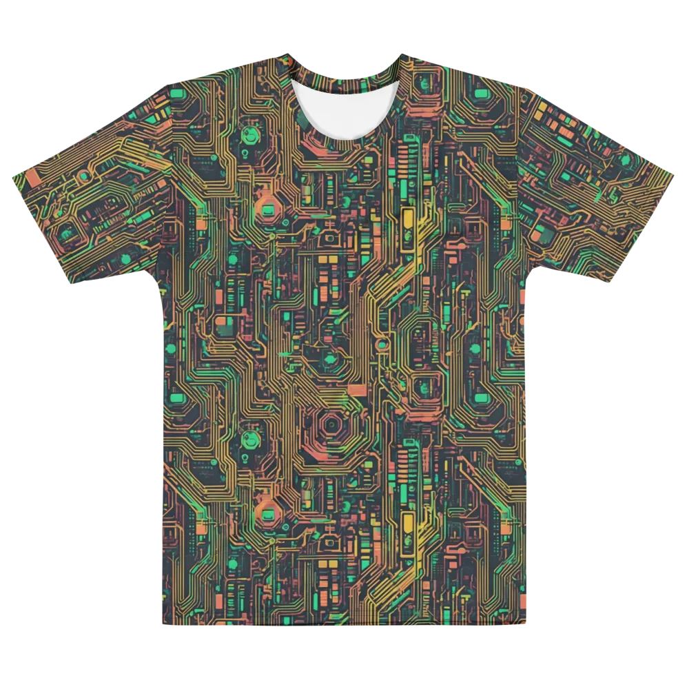 Copper Logic on Men's Cotton Crew Neck T-Shirt — Front